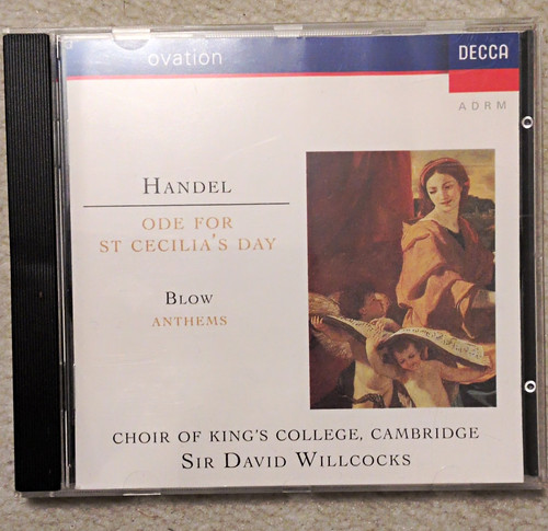 Decca handel ode - ode, for