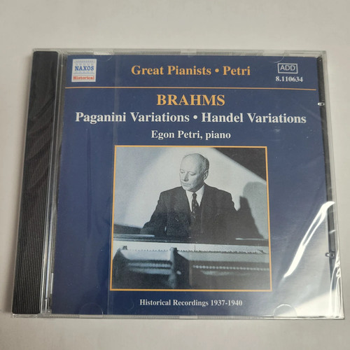 Brahms paganini - brahms, –