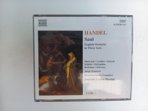 Handel saul english - cd,, handel,
